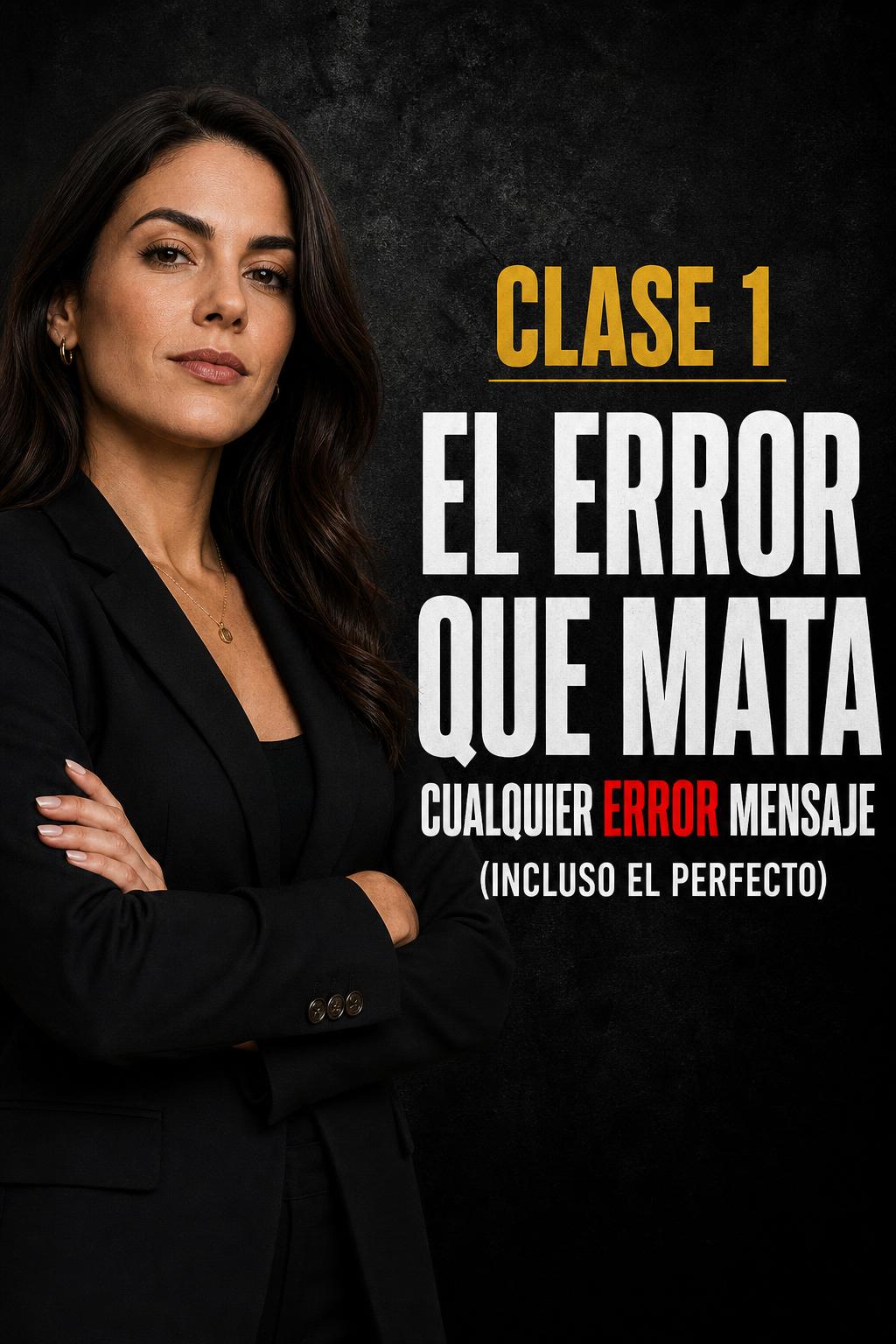 Clase 1 — El error que arruina cualquier mensaje, incluso el perfecto
